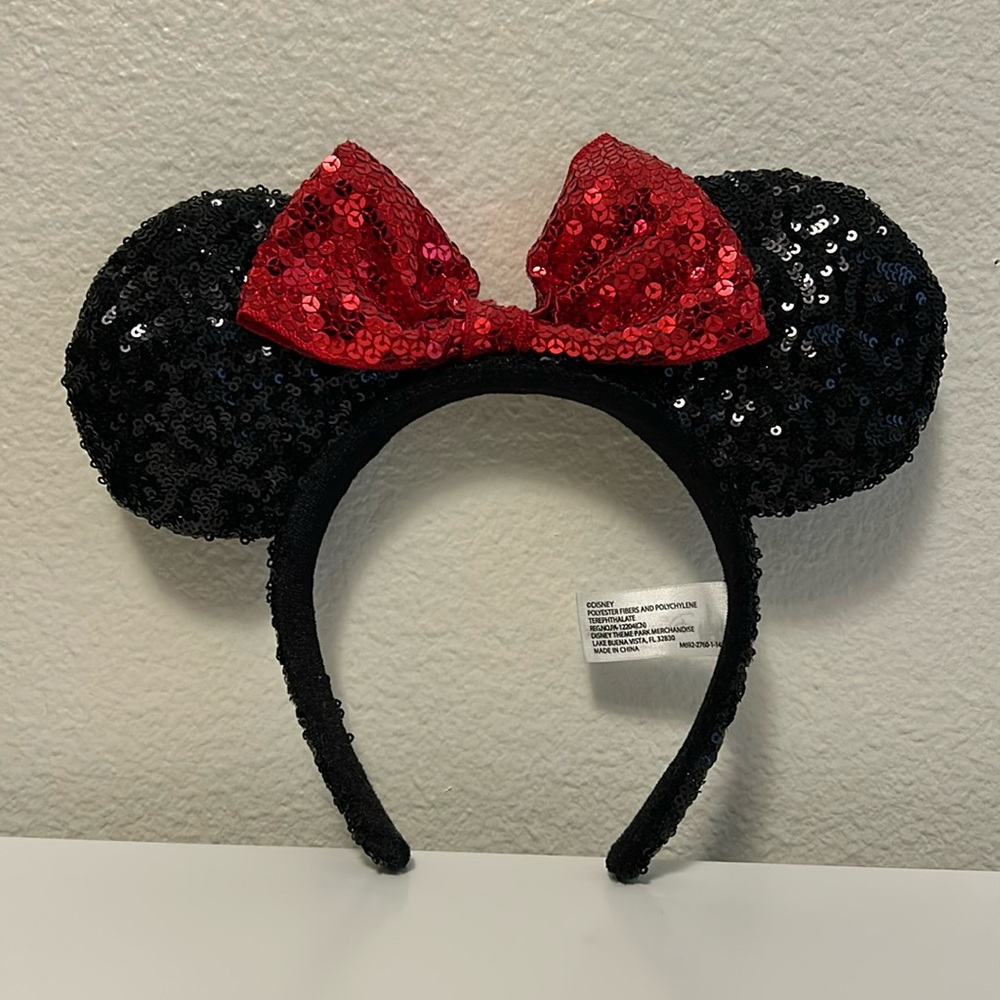 Sequined Mouse Ears headband